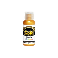 **Magic Colours Edible Metallic Paint - Gold