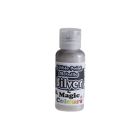 **Magic Colours Edible Metallic Paint - Silver 