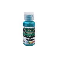 **Magic Colours Edible Metallic Paint - Turquoise 