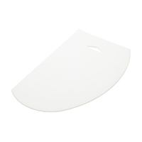 Plastic Bowl Scraper Dough - 7.5 Inch X 4.5 Inch - By Ateco