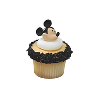 Mickey Mouse - Cupcake Rings - 12 Pieces 