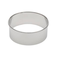 Ateco 4.5 Inch Round Pastry Baking  Ring Stainless Steel Cake  / Cutter