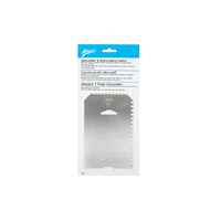 Ateco Smoother And Decorating Comb - Stainless Steel