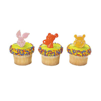 Winnie The Pooh Tigger And Piglet Cupcake Rings 