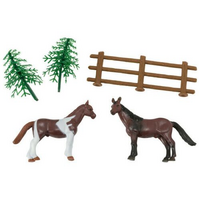 Horses - Cake Topper Decoset - 5 Pcs 