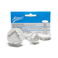 Ateco Carelian Leaf Sugar Paste Cutters