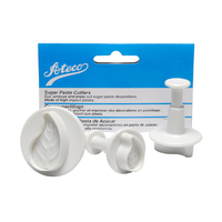 Ateco Curved Leaf Sugar Paste Cutters