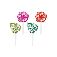 Tropical Assortment Cupcake Picks 12 Pc