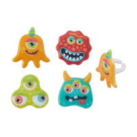 Eyeball Monsters Cupcake Rings 12Pce