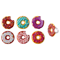 Yummy Donut Cupcake Rings - 6 Pieces