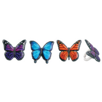 Decopac Butterfly Cupcake Rings Set Of 9 Rings