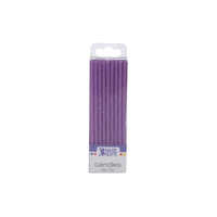 Purple Slim Glitter Specialty Candles Bakery Crafts 