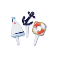 Sea Sailing Cupcake Picks