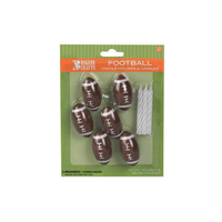 Football Candle Holder Bakery Crafts 