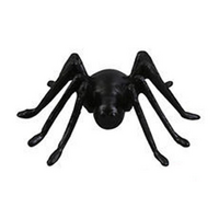 Black Spider 3D Cupcake Topper 10 Pieces