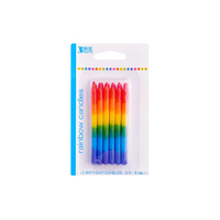 Rainbow Ombre Specialty Candles Bakery Crafts 