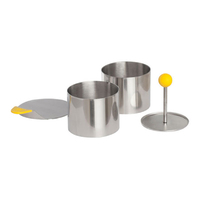 Ateco 4 Piece Round Food Mould Set