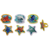 Finding Dory - 12 Pieces Cupcake Rings