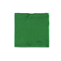 Green 4 X 4 Foil For Wrapping Chocolates - 10 Sheets