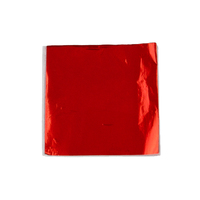 Red 4 X 4 Foil For Wrapping Chocolates - 10 Sheets