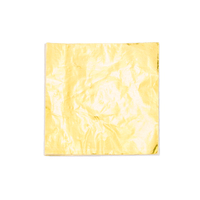 Light Gold 6 X 6  Large Foil For Wrapping Chocolates - 10 Sheets