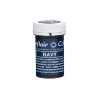 ** Navy Blue - Sugarflair Spectral Paste 25G - Fondant And Buttercream Colour