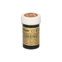 ** Chestnut - Sugarflair Spectral Paste 25G - Fondant And Buttercream Colour