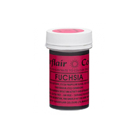 ** Fuchsia - Sugarflair Spectral Paste 25G - Fondant And Buttercream Colour