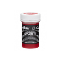 ** Scarlet Sugarflair Pastel Paste 25G - Food Colour