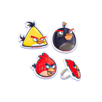 9 Pieces Angry Birds Cupcake Rings Bakery Crafts 