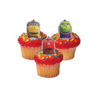 Chuggington Cupcake Rings - 9 Pce