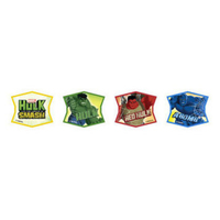 8 Pc Hulk Characters Cupcake Rings 