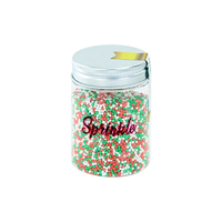 Christmas Non-Pareils Sprinkles - 100g