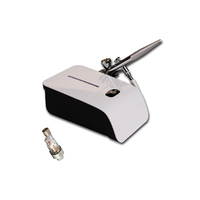 Airbrush Machine With Moisture Trap - White Colour Kit