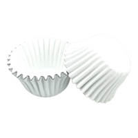 White Mini 25mm Foil Cupcake Cases - 50 Pieces