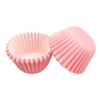 Light Pink Mini 25mm Grease-Proof Cupcake Cases - 50 Pieces - Cupcake Case 