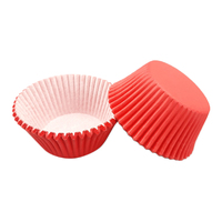 Red Large Grease-Proof Cupcake Cases- 50 Pieces - Cupcake Case