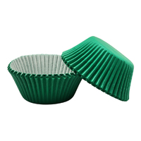 Dark Green Large Grease-Proof Cupcake Cases - 50 Pieces - Cupcake Case