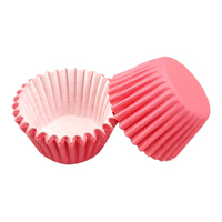 Pink Mini 25mm Grease-Proof Cupcake Cases - 50 Pieces - Cupcake Case 