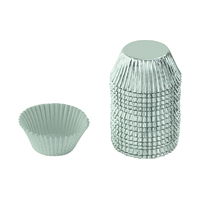 Silver Large Foil - 250Pieces Plain Baking Cupcake Bulk Cup Cake Case