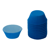 Blue 250Pc Greaseproof Baking Cupcake Cases - 5X3.2cm