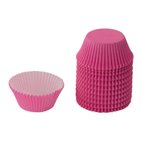 Pink 250Pc Greaseproof Baking Cupcake Cases - 5X3.2cm