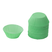 Light Green 250Pc Greaseproof Baking Cupcake Cases - 5X3.2cm: Single