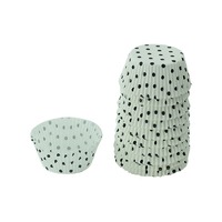 White And Black Polka Dot Cupcake Cases - 250Pce Greaseproof Baking Cups