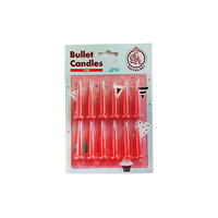 Red Bullet Candles - 12Pk