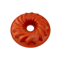 Spiral Bundt Round Silicone Chocolate Mould C-3003