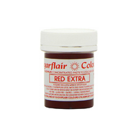 ** Red Extra - Sugarflair Maximum Concentrated Food Colour - Icing Color - 42Grams