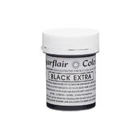 ** Black Extra - Sugarflair Maximum Concentrated Food Colour Icing Color 42Grams