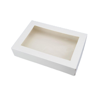 10 Inch X 7 Inch White Cookie Box