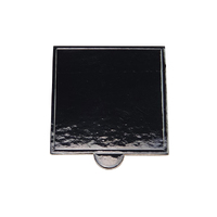 Square Black Cake Board - 7cm X 7Cm- Soft Cardboard